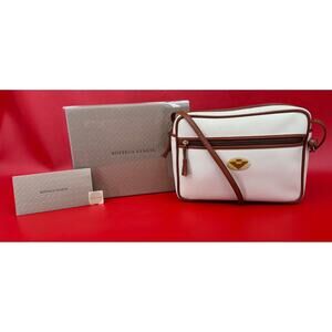 Vintage Bottega Veneta Marco Polo Fringe Details Crossbody Bag Made In Italy